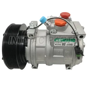Compresseur de climatisation automobile 10PA17C 24V avec tête de montage supérieure pour <span class=keywords><strong>tracteur</strong></span> <span class=keywords><strong>JOHN</strong></span> <span class=keywords><strong>DEERE</strong></span> AT172975 447200-2525 Compresseur de climatisation automobile en gros - Product Image 1
