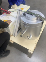 Fourneau de fusion de métaux au propane Monte 50 kg, kit avec creuset haute température 1300°C (260x300mm) pour la fusion de métaux ferreux domestique et commercial