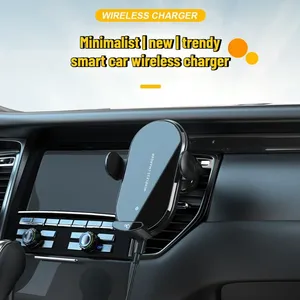 Nouveau <span class=keywords><strong>chargeur</strong></span> de <span class=keywords><strong>voiture</strong></span> sans fil à charge rapide 66W, support de téléphone intelligent à <span class=keywords><strong>induction</strong></span> pour grille d'aération, compatible iPhone Samsung <span class=keywords><strong>Huawei</strong></span> Xiaomi, accessoires auto - Product Image 6