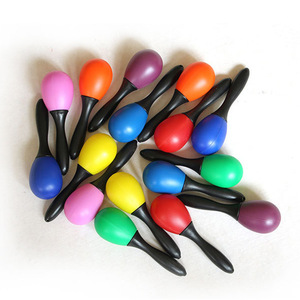 Wholesale Orff Percussion <b>Instrument</b> Colorful Plastic Maracas Children Rhythm <b>Instruments</b> Shakers <b>Musical</b> <b>Instrument</b> Tool Toys - Product Image 3