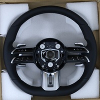 Setir Kulit Kustom untuk Mercedes Benz Amg W204 W206 C300 W203 C197