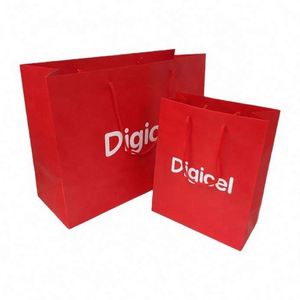 Custom Logo 100% Recyclable Shopping Bag Luxury <b>Gift</b> Kraft Paper Bags With Cotton Rope Handles - Product Image 1