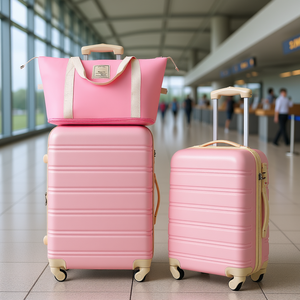 Ensemble de bagages rigides Db 2 pièces, valises à roulettes 20 et 24 pouces, légères, avec serrure TSA, sacs de voyage modernes - Product Image 2