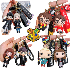 سلسلة مفاتيح هاري بوتر من سلسلة التلفزيون الأمريكية 50 دمية لطيفة رون هيرميون فولدمورت غولوم حقيبة للرجال والنساء - Product Image 1