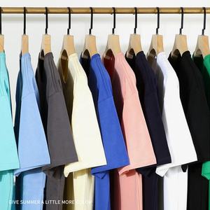 100% Cotton Oversize <b>Shirt</b> 240grams Heavy Cotton Hip Hop <b>Shirts</b> Loose Casual Men Drop Shoulder <b>T</b>-<b>shirts</b> - Product Image 5