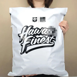 In Stock Bright White Polyethylene Courier Bag New Material Thick Color Printed Biodegradable <b>Packaging</b> Envelope Factory Bulk - Product Image 5