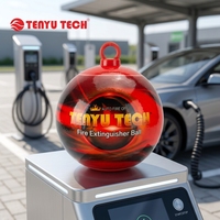 Boule extinctrice de 2,8 kg, poudre sèche ABC, boule anti-incendie automatique, classe A B C E F, suppression d'incendie de 6 m³ pour la maison, le bureau, la voiture