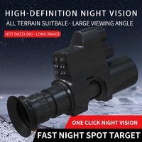 Lunette de vision nocturne numérique NV4A, vision nocturne 4X, grossissement pour la chasse et l'observation