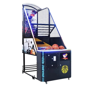 Máquina de Baloncesto Comercial Arcade, Operada con Monedas, Juego Electrónico de Tiro con Puntuación LED y Retorno de Balones, Venta al por Mayor Directa de Fábrica para Interiores - Product Image 5