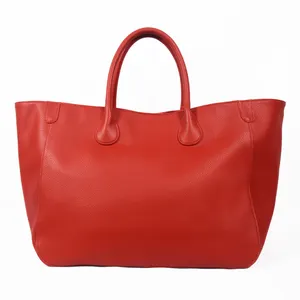 Kunden spezifische Umhängetasche mit großer Kapazität Einkaufstasche Klassische Schulter taschen aus PU-Leder für Frauen