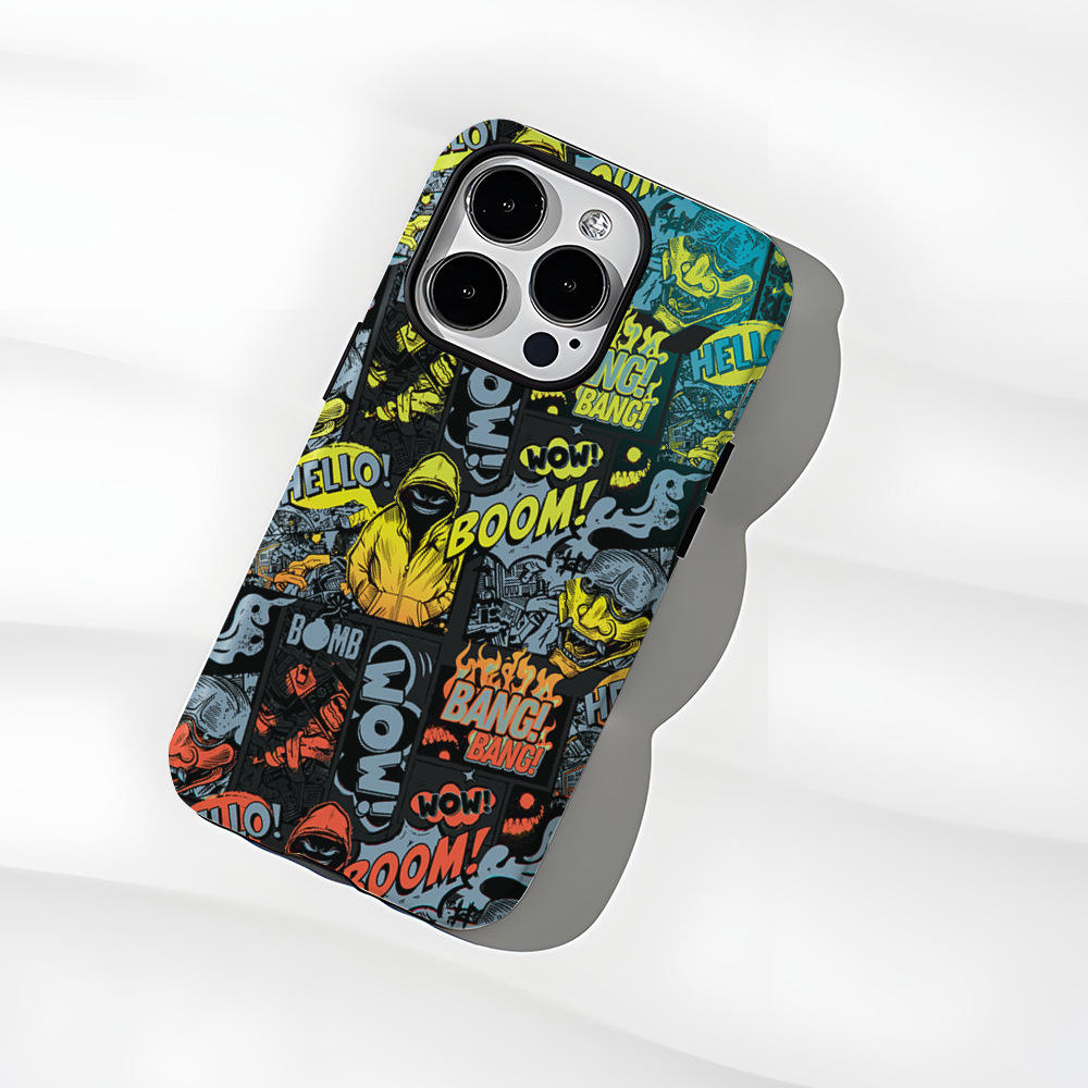 Cool green and orange color