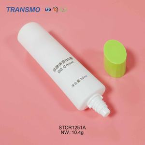 Tubes de crème solaire cosmétique vides blancs, flacon à presser, tube en plastique personnalisé pour crèmes solaires, flacon en plastique - Product Image 4