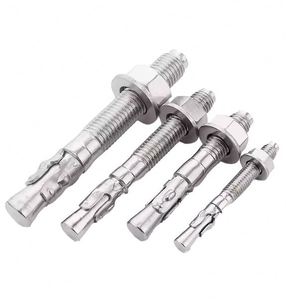 Tornillo hexagonal de acero al carbono galvanizado con rosca completa ASTM M8 M16, sujetadores y tornillos de cabeza hexagonal cincados, clase 4.8 - Product Image 1