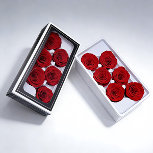 Rosas <span class=keywords><strong>Preservadas</strong></span> a Precio de Fábrica, 5-6 cm, Grado A, Flor Natural Real, Cabeza de Rosa Eterna para Decoración de Bodas, Día de la Madre - Product Image 4