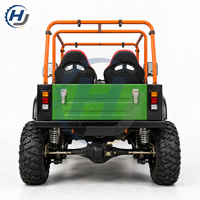 Buggy tout-terrain 350CC à essence avec pare-brise orange pour les loisirs en plein air