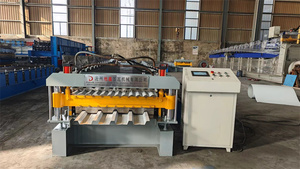 Mái tôn tấm kim loại mái profiling Máy ibr đôi kim loại Roof Bảng điều chỉnh hình thành máy <span class=keywords><strong>rfq</strong></span> nhà máy giá - Product Image 3