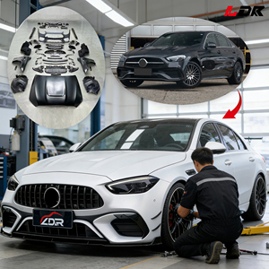 Kit carrosserie pour Mercedes Benz Classe C W206 2022+ Mise à niveau vers C63 2025 <span class=keywords><strong>AMG</strong></span> Nouvelle arrivée Style large Direct usine avec pare-chocs capot - Product Image 1