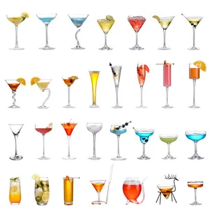 Bán Sỉ Ly Cocktail Thời Trang Ly Margarita Trong Suốt Ly Uống Rượu Chất Lượng Cao