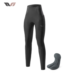 Pantaloni da <span class=keywords><strong>Ciclismo</strong></span> ROCKBROS da <span class=keywords><strong>Donna</strong></span> per Mountain Bike, Antivento, Lunghi, con Imbottitura in Gel 3D - Product Image 1