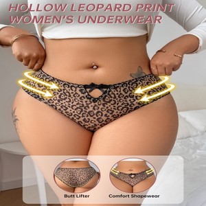 Pantaloni a vita media comodi da donna con stampa leopardata pantaloni a triangolo ad alta elasticità che abbracciano i fianchi nuovo Design <span class=keywords><strong>Sexy</strong></span> - Product Image 2