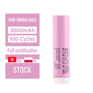 סוללות ליתיום נטענות מקוריות 100% של Liansi דגם INR18650-30Q, 3000mAh, <span class=keywords><strong>3.6V</strong></span>, 15A, סוללה גלילית לרכב חשמלי וקורקינט חשמלי - Product Image 1