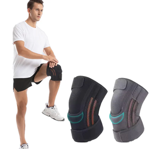 Genouillère en silicone personnalisée, réglable, avec stabilisateur à ressort pour soulager la douleur médicale - Product Image 1