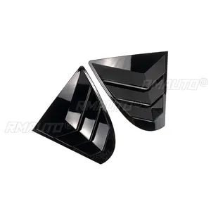 Car <b>Window</b> Shutter for 2008-2018 Mitsubishi Lancer EX X EVO Rear Side Vent Louver <b>Cover</b> Trim Auto Parts Carbon Fiber Style - Product Image 2