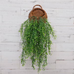 Decoración del hogar Decoración de pared verde Plantas colgantes de pared Plantas artificiales Hojas de follaje artificial Vid <span class=keywords><strong>Greeny</strong></span> - Product Image 2