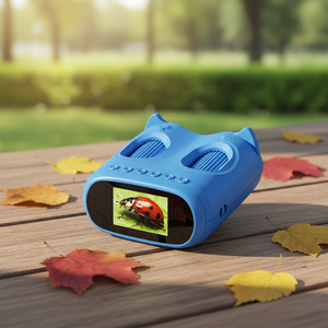 Kit scientifique <span class=keywords><strong>junior</strong></span>, <span class=keywords><strong>microscope</strong></span> haute puissance 1000x, télescope astronomique pour enfants 10x, outil d'apprentissage éducatif à double fonction, jouet - Product Image 1