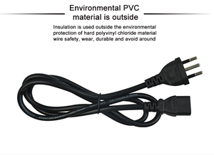 Câble d'alimentation AC 3 broches Suisse vers IEC C13 pour ordinateurs, appareils électroménagers et équipements - Product Image 2