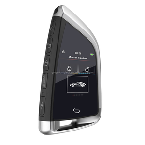 Kit de clé de voiture intelligente à télécommande LCD modifiée universelle avec fonction Keyless Go pour BMW style FEM - Product Image 3