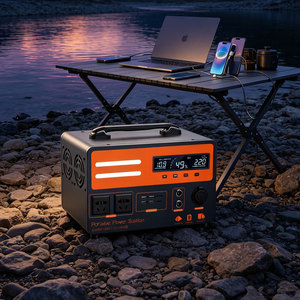 Station d'alimentation portable OEM ODM personnalisée 1000W, générateur solaire direct usine, batterie LiFePO4, puissance disponible de 200W à 1000W - Product Image 5
