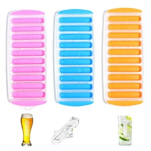 Molde de silicona de 9 cavidades sin BPA con tapa, cuadrado, de fácil desmolde, para cócteles - Product Image 2
