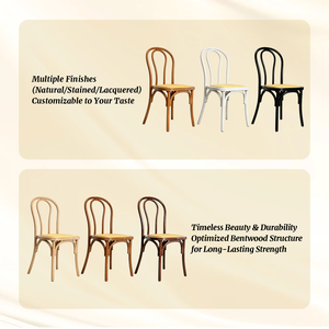 Chaise <span class=keywords><strong>bistrot</strong></span> française en rotin, chaise de salle à manger Thonet en bois courbé pour mobilier de café et restaurant rétro, chaise <span class=keywords><strong>bistrot</strong></span> - Product Image 4