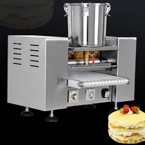 Mini Máquina automática comercial para hacer pasteles Nueva condición <span class=keywords><strong>Mango</strong></span> Durian Matcha Pancake Skin Crepe Máquina para pasteles <span class=keywords><strong>de</strong></span> cumpleaños - Product Image 1