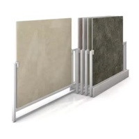 Benutzer definierte vertikale Display-Racks für Fliesen Glas Stein Granit Marmor Holzböden Holz Metall-Holz Metall Rack