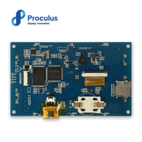 Proculus 4.3 pouces Uart RS232 graphique Lcd Hmi écran tactile tablette panneau de commande Module d'affichage intelligent