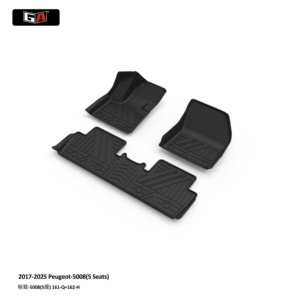 Tapis de sol de voiture faciles à nettoyer, antidérapants, pour <span class=keywords><strong>Peugeot</strong></span> <span class=keywords><strong>5008</strong></span> 5 places 2017-2025, accessoires automobiles, <span class=keywords><strong>prix</strong></span> de gros - Product Image 2