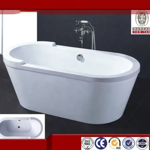 Kieilo tùy biến thiết kế mới phòng tắm thiết bị vệ sinh miễn phí đứng bồn tắm đi bộ trong bồn tắm rắn bề mặt bồn tắm chết badewanne - Product Image 3