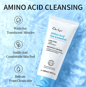 Limpiador <span class=keywords><strong>Facial</strong></span> con Niacinamida y Aminoácidos, Venta Caliente OEM/ODM, Refrescante, Equilibrio Agua-Grasa, 100g - Product Image 4