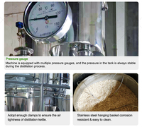 Machine d'extraction de solvants hexane-butane, équipement de réservoir d'extraction d'huiles essentielles végétales
