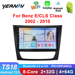 Yeanav Android 12 4G + 64GB Đài Phát Thanh Xe Hơi Cho Mercedes Benz E-Class W211 E Class Cls Lớp 2002 2010 Fan Hâm Thanh Xe Hơi Chơi Bt Xe Stereo - Product Image 2