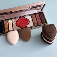 Mini houppette en forme de fusée, houppette pour les doigts, mini houppette guimauve, houppette de maquillage RB super douce de haute qualité, vente en gros