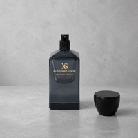 Flacon de parfum en verre givré écologique avec bouchon en bois naturel, flacons de parfum vides de luxe avec pompe pulvérisatrice en verre, personnalisation OEM ODM
