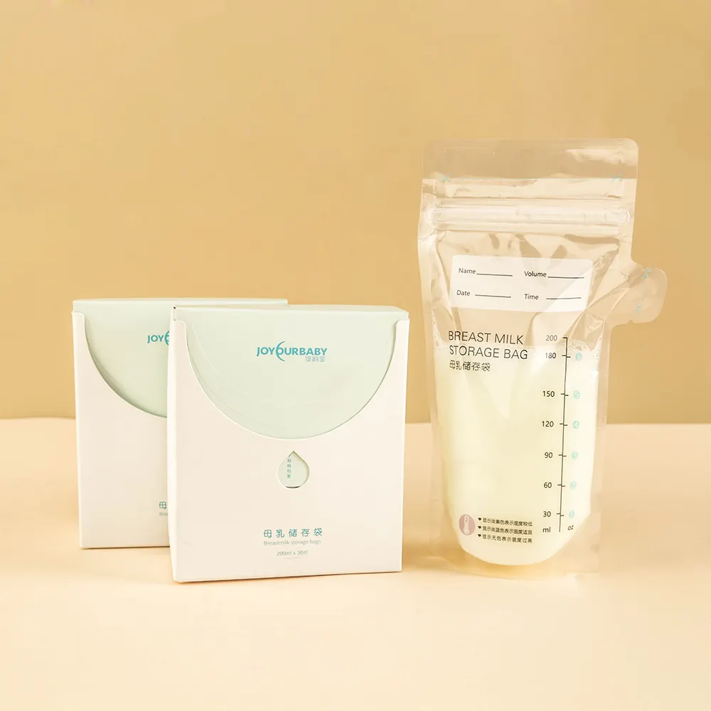 Baysun – sacs de rangement de lait maternel personnalisés, pochettes sans Bpa avec fermeture à glissière, sac de lait maternel stérilisé, vente en gros