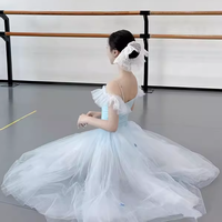 Robe de danse de ballet pour filles, jupe de ballet à dégradé de couleurs brillantes, robe de danse longue pour enfants et adultes, costume de ballet, tutu romantique
