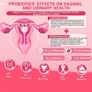 Tiras Orales Probióticas para Mujeres OEM/ODM, Suplemento Dietético para Adultos, Mantiene el Equilibrio de la Flora Vaginal, Apoya la Absorción de Nutrientes - Product Image 2