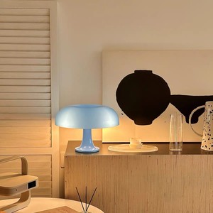 Lámpara de mesa con forma de hongo, E27, LED, 220V, control de interruptor, luz nocturna para dormitorio, sala de estar, estudio, diseño minimalista - Product Image 2