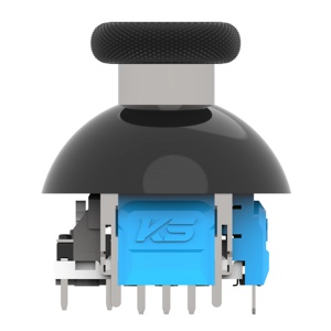 K-Silver Tension Adjustable TMR Magnetic Joystick Replacement, Anti-drift Stick Repair Module for PS4 <strong>PS5</strong> Xbox One X/S - Product Image 2