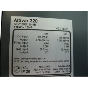 Variador de Velocidad Schneider ATV320D11N4B Altivar Machine ATV320 11kW 380 a 500V 3 Fases - Product Image 3